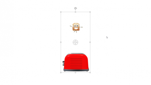 Animated 3D Model on a White Background